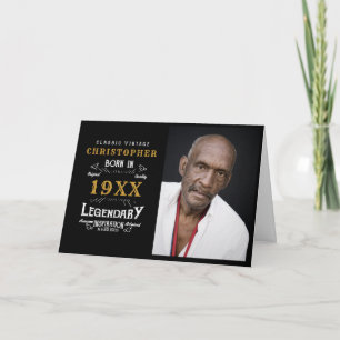 Gepersonaliseerde foto sjabloon Verjaardag Legenda