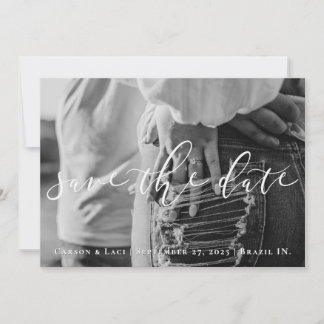 Gepersonaliseerde foto Sla de datum op Save The Date