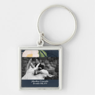 Gepersonaliseerde Foto Sleutelhanger Baby Roze Kos