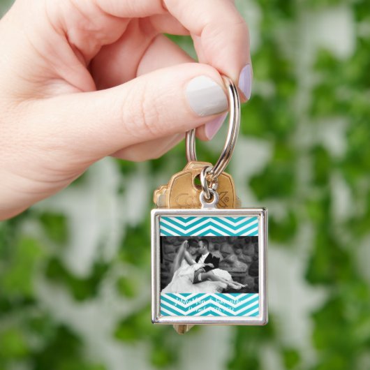 Gepersonaliseerde foto Sleutelhanger Boho Cacti Ca (Hand)