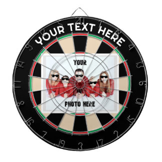 Gepersonaliseerde foto / tekst Traditioneel Dartbord