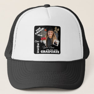 Gepersonaliseerde foto, trotse moeder van een 2025 trucker pet