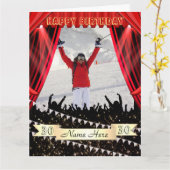 Gepersonaliseerde Foto Verjaardag Kaart Idee (Gele Bloem)