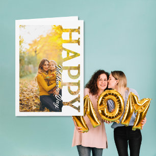 Gepersonaliseerde foto voor mama Moederdag Kaart