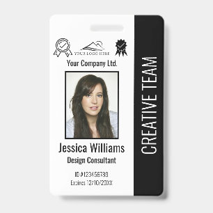 Gepersonaliseerde foto-werknemers-ID bedrijfsbevei Badge