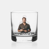 Gepersonaliseerde fotocadeaus whisky glas (Voorkant)