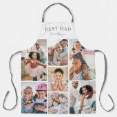 Gepersonaliseerde Fotocollage Dad Schort (Voorkant)