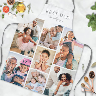 Gepersonaliseerde Fotocollage Dad Schort