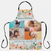Gepersonaliseerde fotocollage Nana oma's keuken Schort (Voorkant)