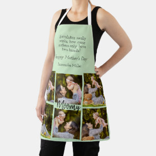 Gepersonaliseerde fotocollage Tekst - Keuken Sch Schort