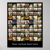 Gepersonaliseerde fotocollage van 72 poster (Voorkant)