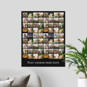 Gepersonaliseerde fotocollage van 72 poster