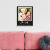 Gepersonaliseerde Fotofamilie Canvas (Insitu (Woonkamer))