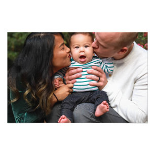 Gepersonaliseerde fotofamilie foto afdruk