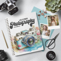 Gepersonaliseerde Fotograaf Planner Retro Camera