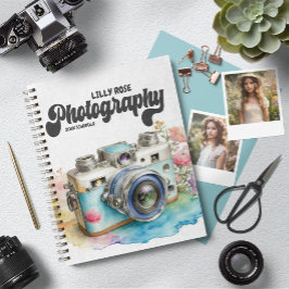 Gepersonaliseerde Fotograaf Planner Retro Camera