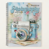 Gepersonaliseerde Fotografie Planner Retro Camera (Voorkant)