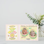 Gepersonaliseerde fotokaart voor Pasen Feestdagenkaart (Staand voorkant)