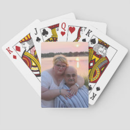 Gepersonaliseerde fotokaarten pokerkaarten