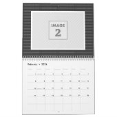 Gepersonaliseerde fotokalender 2024 Aangepaste ach Kalender (Feb 2026)