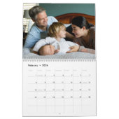 Gepersonaliseerde fotokalender 2025 aangepaste vak kalender (Feb 2026)
