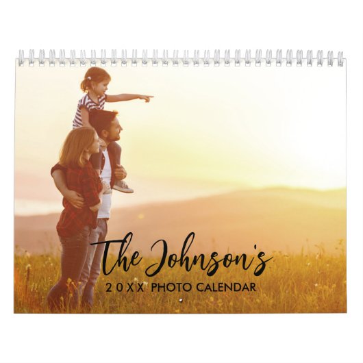 Gepersonaliseerde fotokalender 2026 kalender (Hoes)