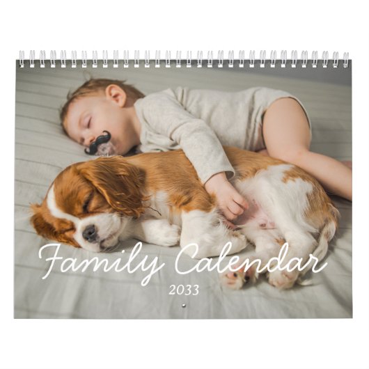 Gepersonaliseerde fotokalender Aangepaste kalender (Hoes)