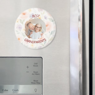 Gepersonaliseerde fotomagneet   Beste grootouders Magneet