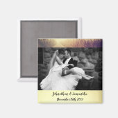 Gepersonaliseerde fotomagneet Sunrise Pathway Walk Magneet (Voorkant / Achterkant)