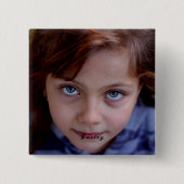 Gepersonaliseerde fotonaam Square Button (Voorkant)