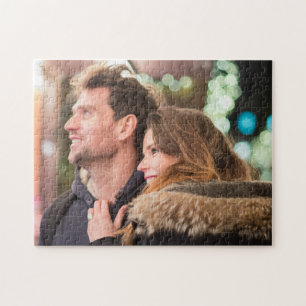 Gepersonaliseerde foto's Puzzle Xmas-cadeautjes. Legpuzzel