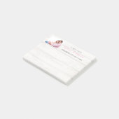 Gepersonaliseerde foto's van het huishouden post-it® notes (Schuin)