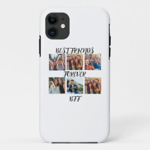 Gepersonaliseerde fotosjabloon "Beste vrienden voo iPhone 11 Hoesje