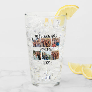 Gepersonaliseerde fotosjabloon "Beste vrienden voo Glas