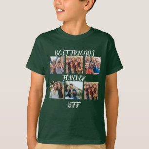 Gepersonaliseerde fotosjabloon "Beste vrienden voo T-shirt