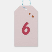 Gepersonaliseerde Fox Happy Birthday Cadeaulabel (Achterkant)