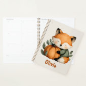 Gepersonaliseerde Fox Pumpkin Halloween Design Planner (Display)