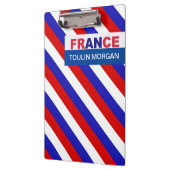 Gepersonaliseerde Frankrijk vlag Klembord (Links)