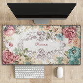 Gepersonaliseerde  Franse bloemen Bureaumat