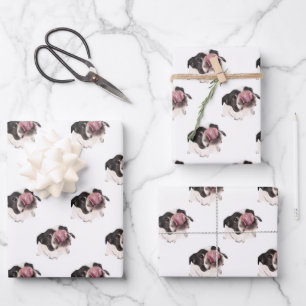 Gepersonaliseerde Franse Bulldog   Cute Frenchie D Inpakpapier Vel