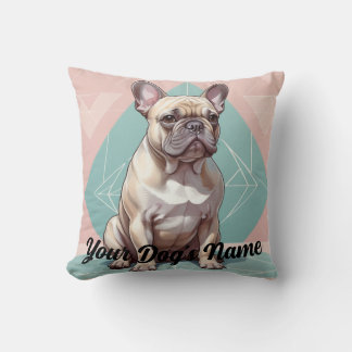 Gepersonaliseerde Franse Bulldog Kussen