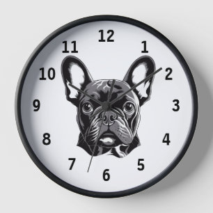 Gepersonaliseerde Franse Bulldog zwart-wit