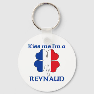 Gepersonaliseerde Franse Kus Ik ben Reynaud Sleutelhanger