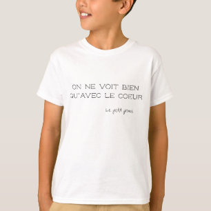 Gepersonaliseerde Franse quote T-shirt