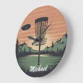 Gepersonaliseerde  Frisbee Disc Golfmand Grote Klok (Hoek)