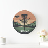 Gepersonaliseerde  Frisbee Disc Golfmand Grote Klok (Huis)