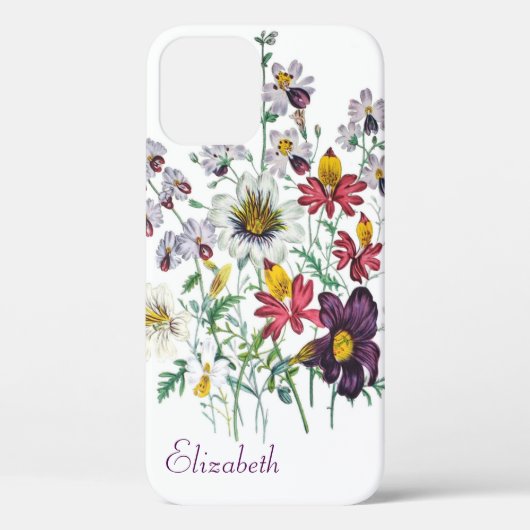 Gepersonaliseerde frontbloemen/Velvet Trumpet Flow Case-Mate iPhone Case (Achterkant)