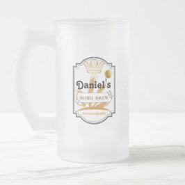 Gepersonaliseerde Frosted Beer Mok