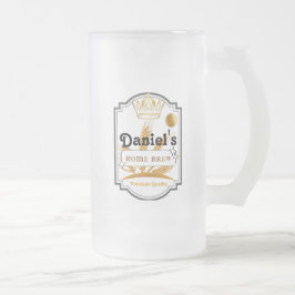 Gepersonaliseerde Frosted Beer Mok