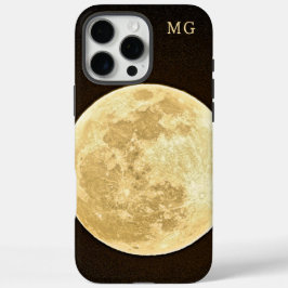 Gepersonaliseerde Full Moon Stevige iPhone Case